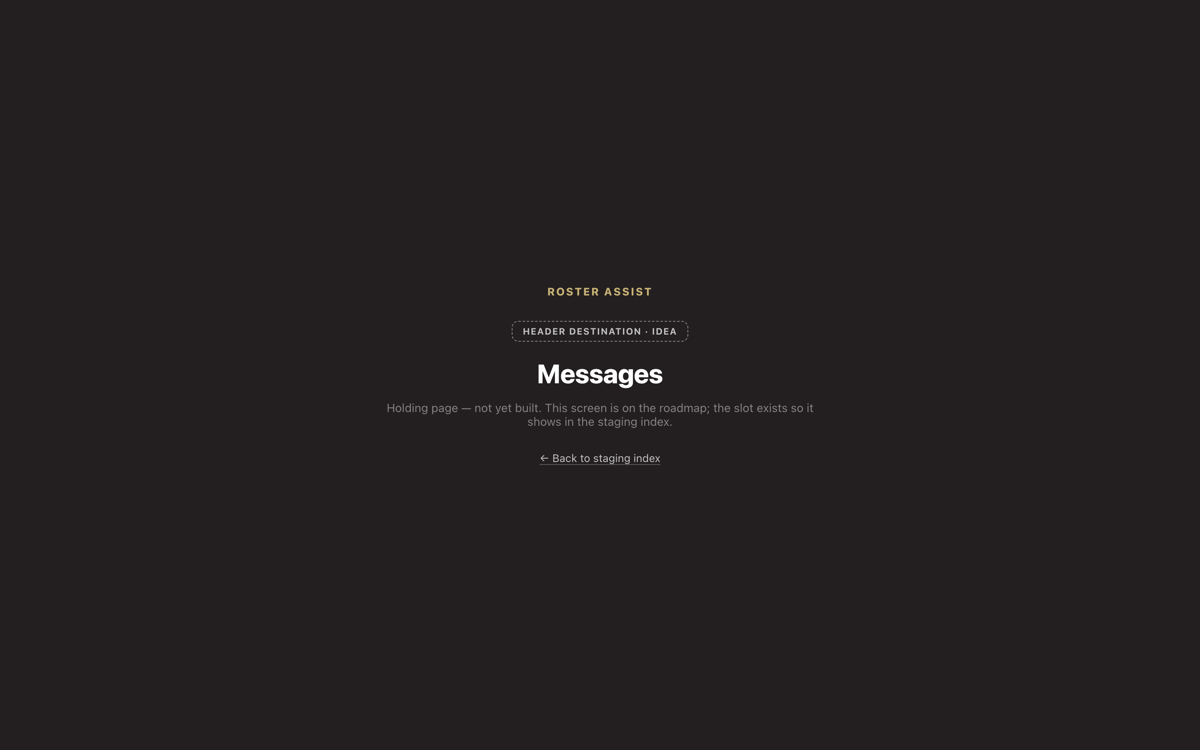 Messages preview