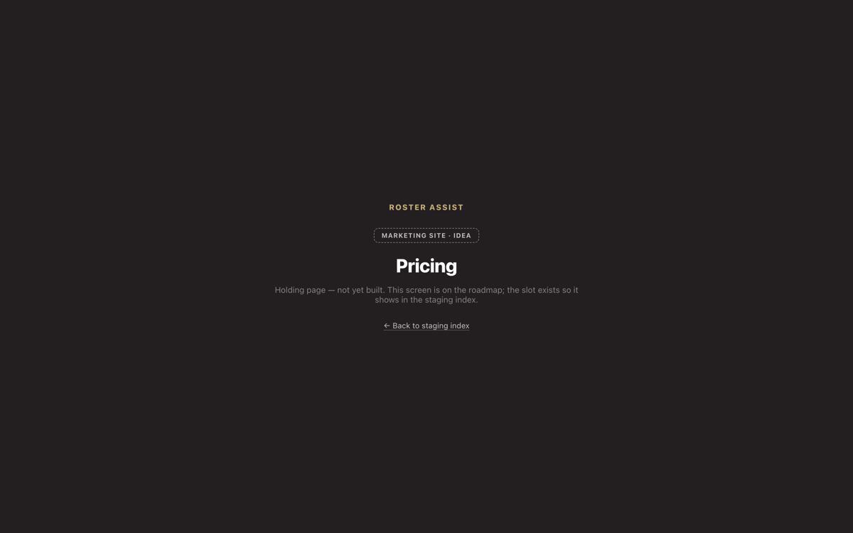 Pricing preview